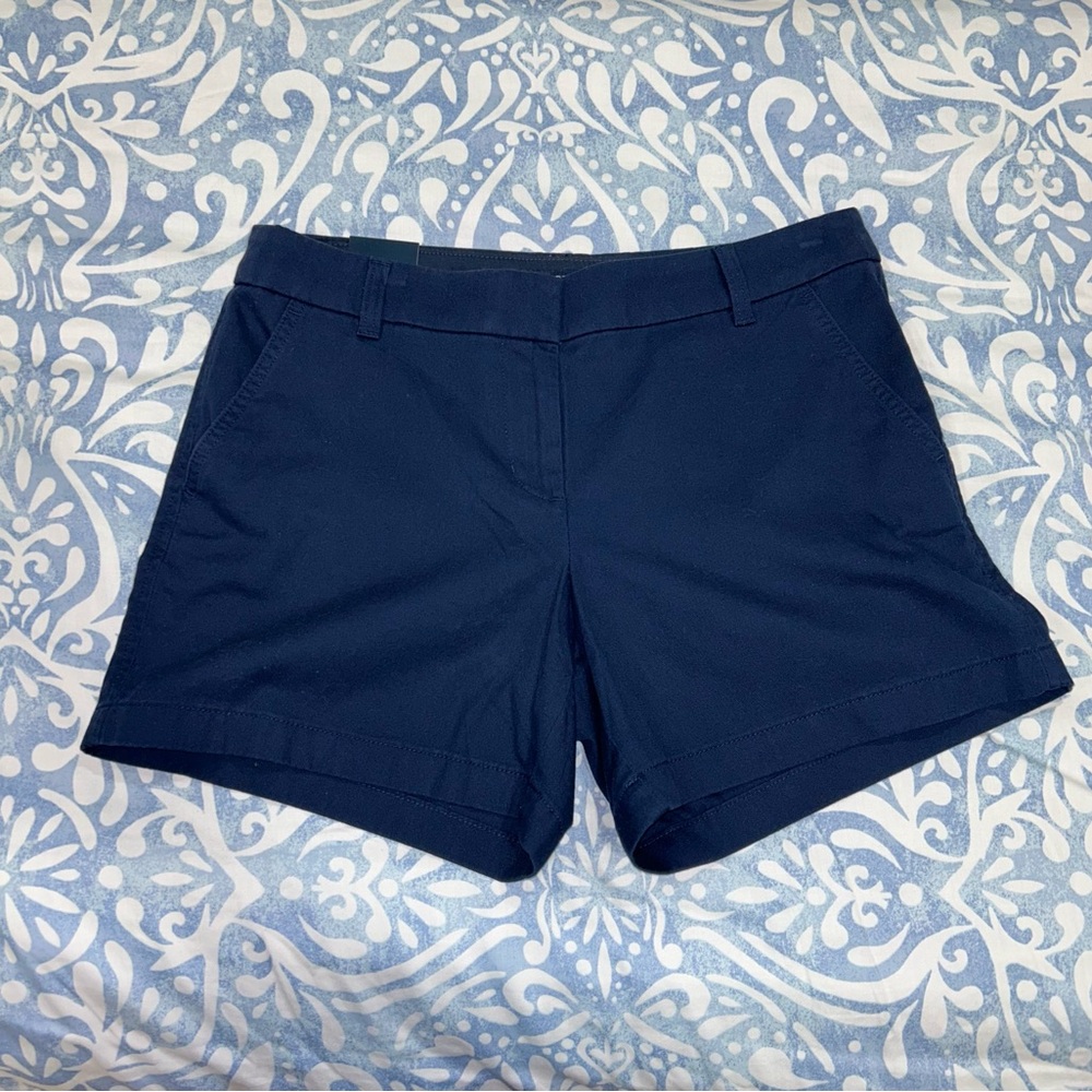 J. Crew Factory NWT Navy Blue 5 inch chino shorts